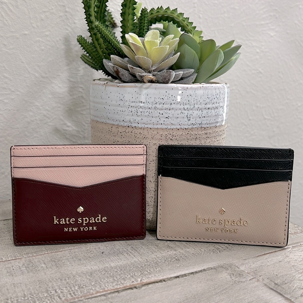 Kate Spade Bundle-2 Card Holder-EUC